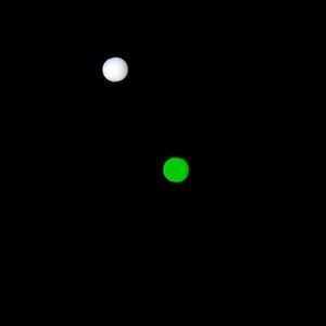 Black background and white and green light Black background and white and green light