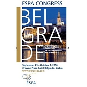 2016 Belgrade-8th European Congress on Paediatric Anaesthesia 2016 Belgrade-8th European Congress on Paediatric Anaesthesia