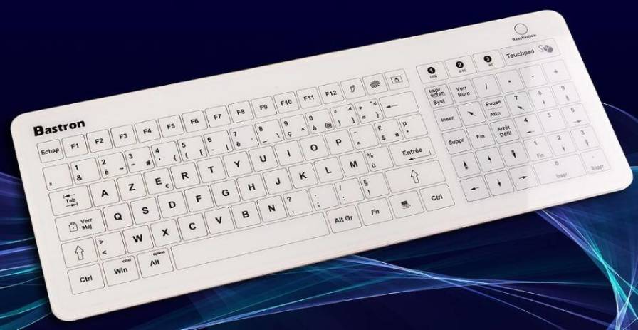 USB Medical Dental keyboard with glass surface