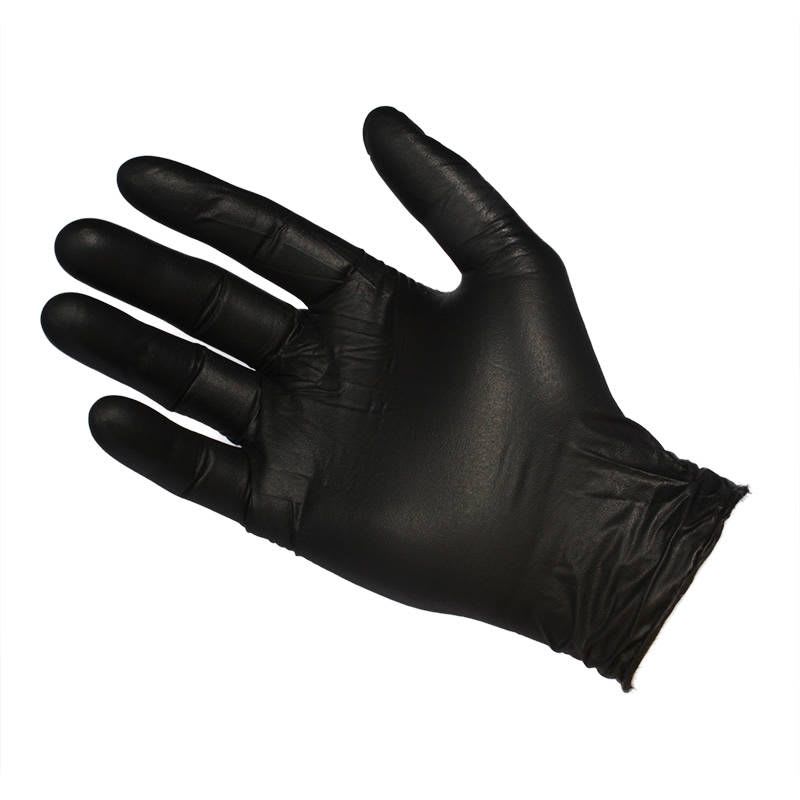 Powder Free Black Micro Textured Small Gloves
