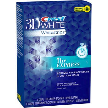 Crest 3D White 1 Hour Express 8 Teeth Whitening Strips