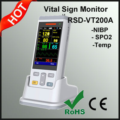 Smallest Handheld Patient Vital Sign Monitor