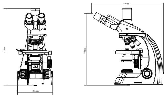 Biology microscope / laboratory / optical / trinocular ML32 Micro-shot Technology Limited