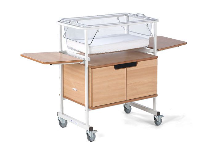 Transparent hospital baby bassinet / on casters Babycare™ 34200 ArjoHuntleigh