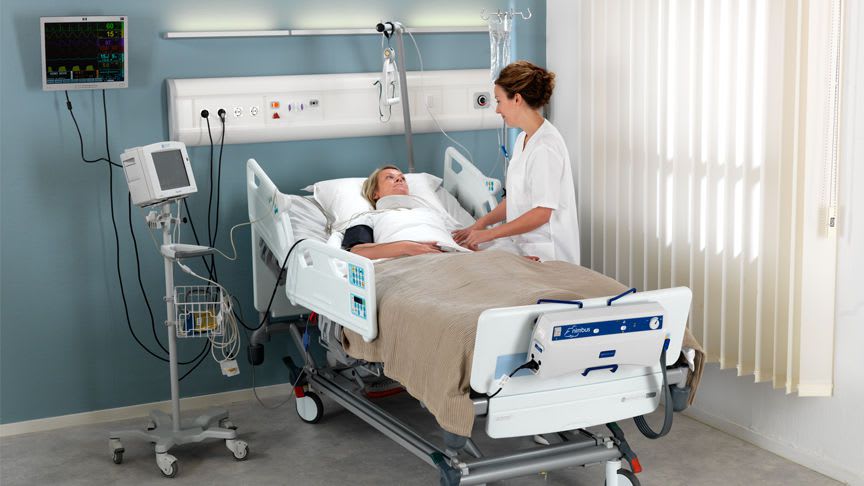 Anti-decubitus mattress / for hospital beds / dynamic air / tube Nimbus™ 4 ArjoHuntleigh