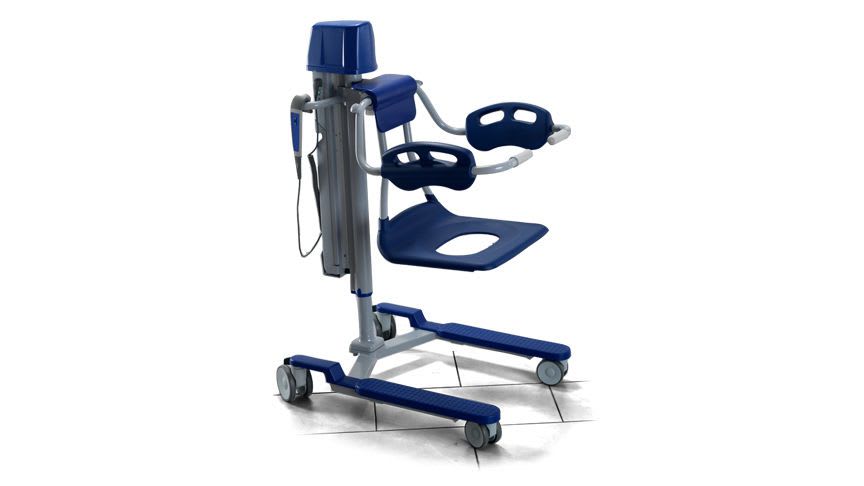 Shower chair / on casters / electrical / height-adjustable Calypso™ PUR ArjoHuntleigh