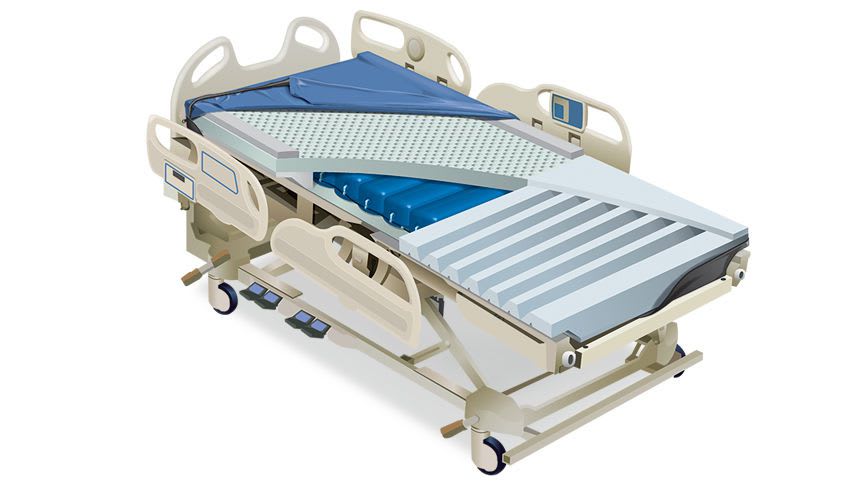 Anti-decubitus mattress / for hospital beds / dynamic air / tube AtmosAir™ Versacare ArjoHuntleigh