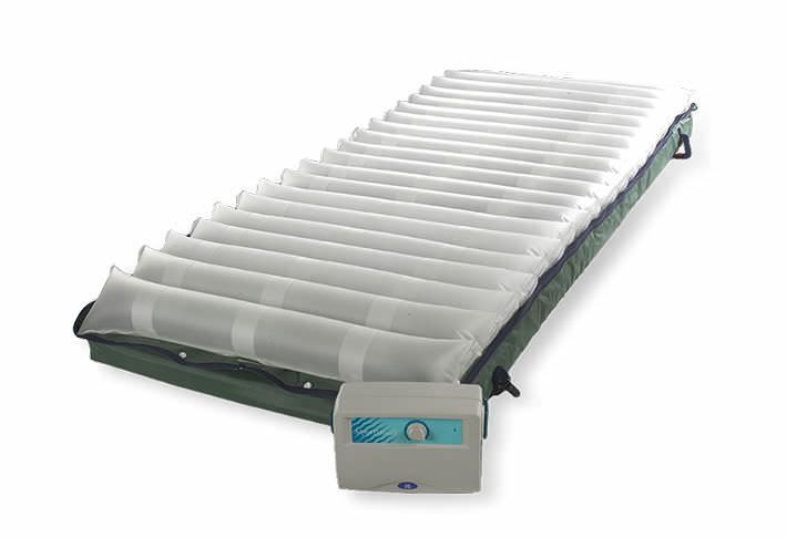 Anti-decubitus overlay mattress / for hospital beds / dynamic air / tube Alpha Trancell™ Deluxe ArjoHuntleigh