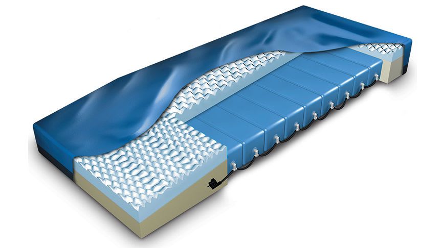 Hospital bed mattress / anti-decubitus / dynamic air / tube AtmosAir™ 9000 ArjoHuntleigh