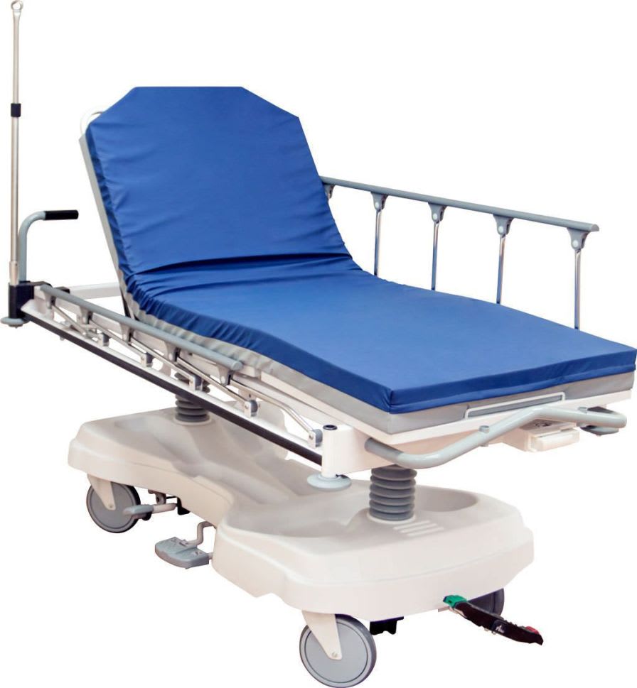 Transport stretcher trolley / height-adjustable / pneumatic / 4-section Titan Amico Corporation