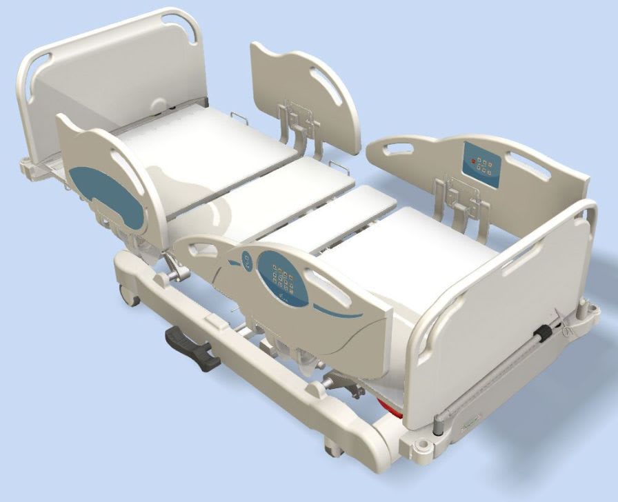 Intensive care bed / electrical / height-adjustable / 4 sections Apollo MS Amico Corporation