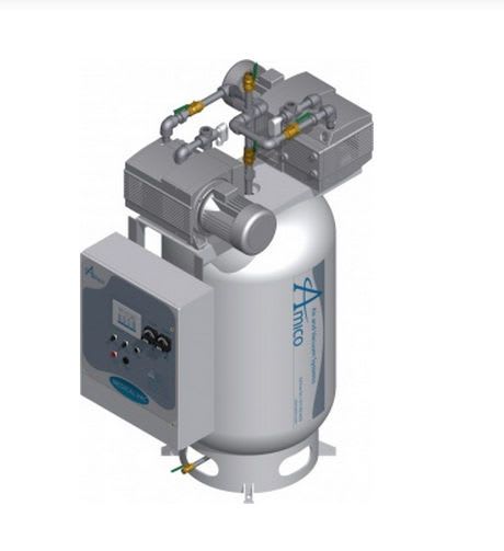 Medical vacuum system / rotary vane / oil-free CSA Duplex RVD Vertical Amico Corporation