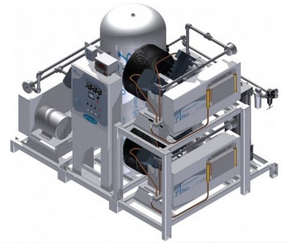 Medical air compression system / piston / oil-free NFPA Quadruplex RED Amico Corporation