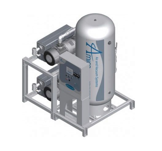 Medical vacuum system / rotary vane / lubricated NFPA DUPLEX RVL Amico Corporation