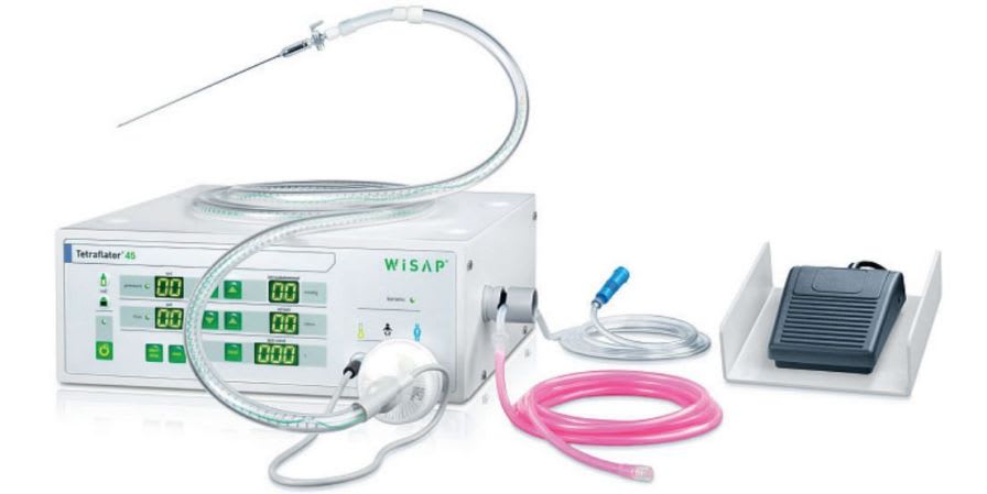 Electronic endoscopy CO2 insufflator / with gas preheating 45 L/min | Tetraflator 45 WISAP Medical Technology GmbH