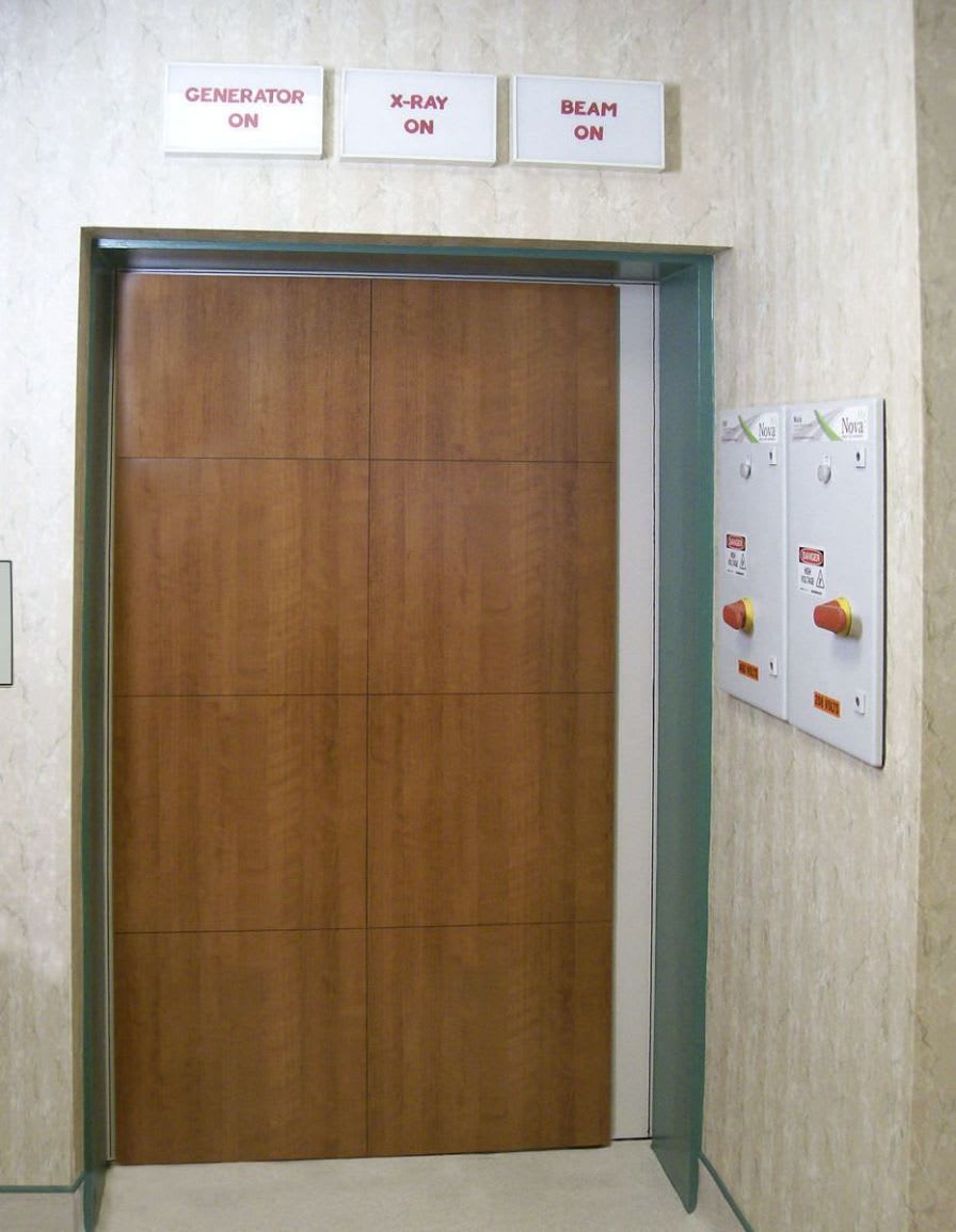 Radiology service door / sliding / radiation shielding Veritas™ Veritas Medical Solutions