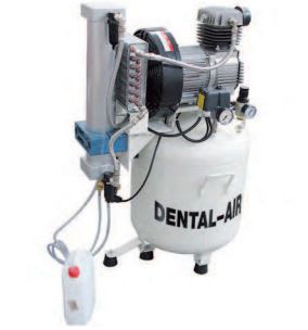 Medical compressor / for dental units / oil-free / with air dryer 7 bar | 2/50/57 Werther International