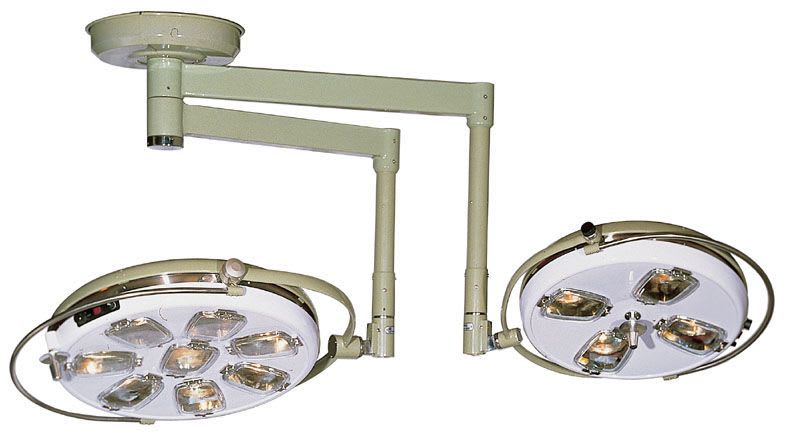 Halogen surgical light / ceiling-mounted / 2-arm OLH01-084X St. Francis Medical Equipment