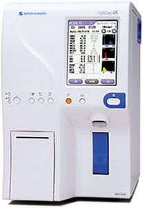 Automatic hematology analyzer / 18-parameter / leukocyte distribution / compact Celltac ? MEK-6400 series Nihon Kohden Europe
