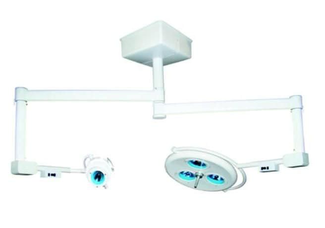 Halogen surgical light / ceiling-mounted / 2-arm 80000 lux | INP - 1X3FTL INPROMED DO BRASIL