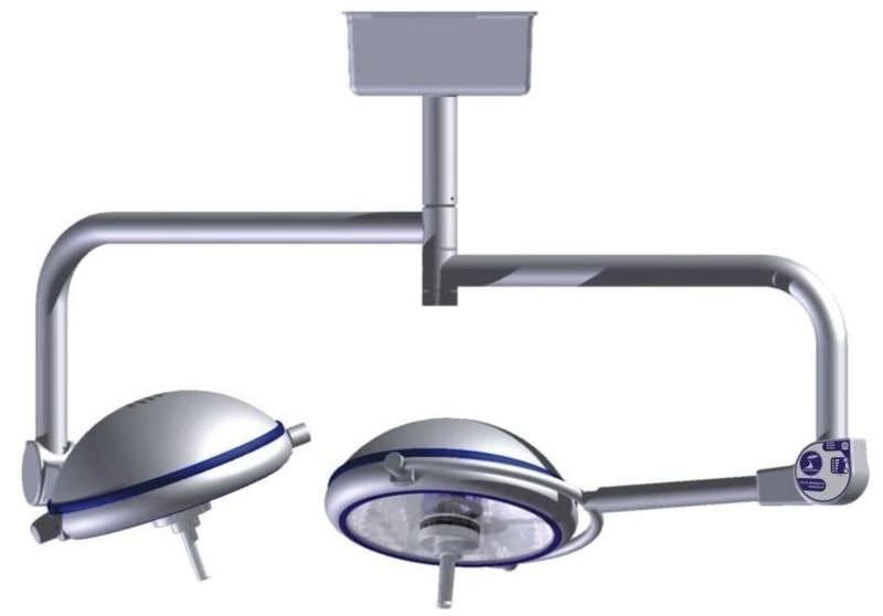 Halogen surgical light / ceiling-mounted / 2-arm 200000 lux | INP - SL 450/450 INPROMED DO BRASIL