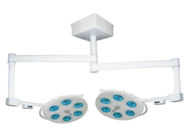 Halogen surgical light / ceiling-mounted / 2-arm 240000 lux | INP - 6X6FTL INPROMED DO BRASIL