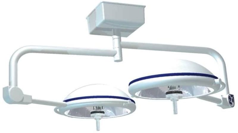 Halogen surgical light / ceiling-mounted / 2-arm 270000 lux | INP - SL 500/500 INPROMED DO BRASIL