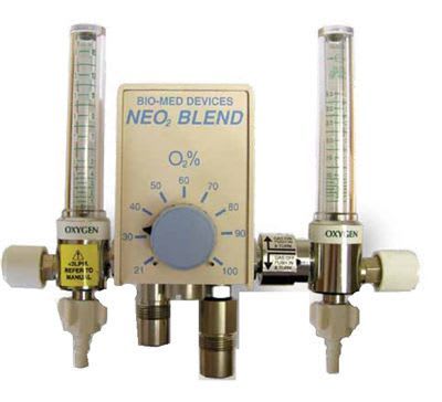 Oxygen flowmeter / with pressure regulator OXYGEN BLENDERS SLE