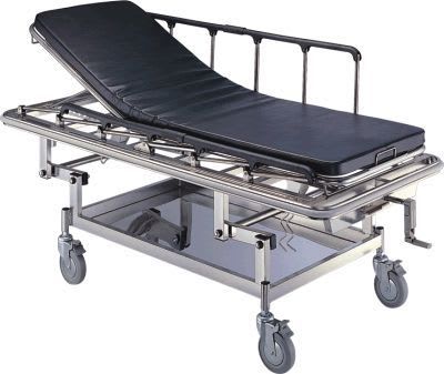 Transport stretcher trolley / height-adjustable / mechanical / 2-section APC-80911 Apex Health Care
