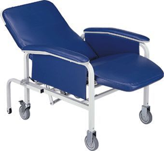 Medical sleeper chair / on casters / reclining / manual / bariatric APC-50071 Apex Health Care