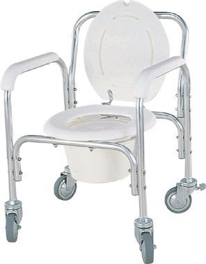 Commode chair / on casters APC-7003 Apex Health Care