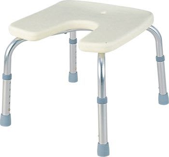 Height-adjustable shower stool / with cutout seat APC-5006 Apex Health Care