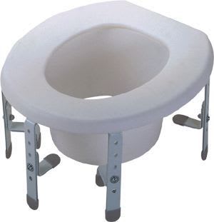 Height-adjustable raised toilet seat APC-7500 Apex Health Care