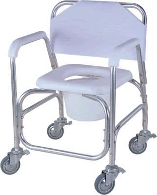 Commode chair / on casters APC-7002 Apex Health Care