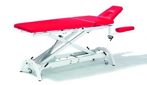 Pneumatic massage table / on casters / height-adjustable / 3 sections IMPULSE E5 / A5 HWK - Medizintechnik