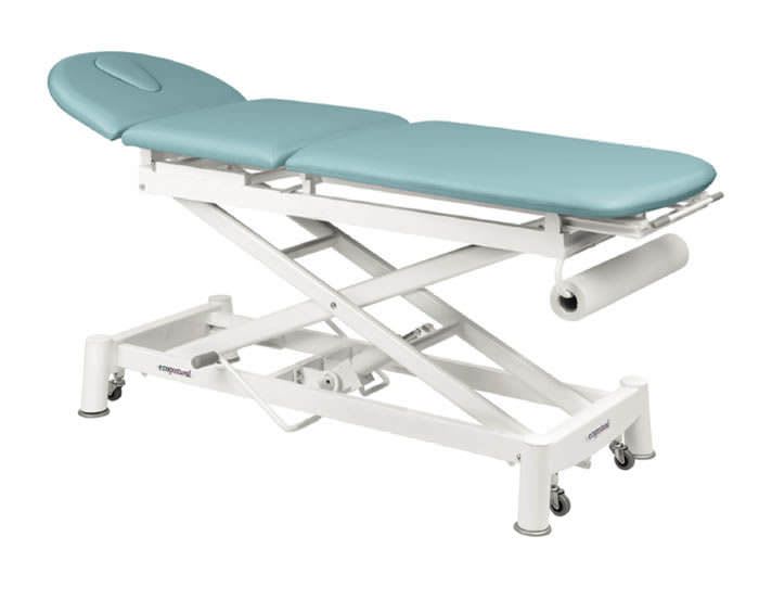 Hydraulic examination table / height-adjustable / on casters / 3-section C-7710-M47 Ecopostural