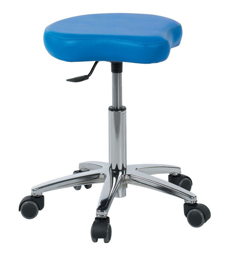 Medical stool / on casters / height-adjustable / T seat S-4640 Ecopostural
