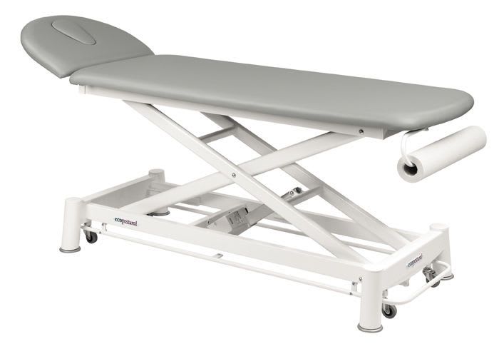 Electrical examination table / height-adjustable / on casters / 2-section C-7528-M48 Ecopostural