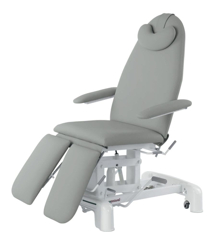 Podiatry examination chair / hydraulic / height-adjustable / 3-section C-3767-M44 Ecopostural