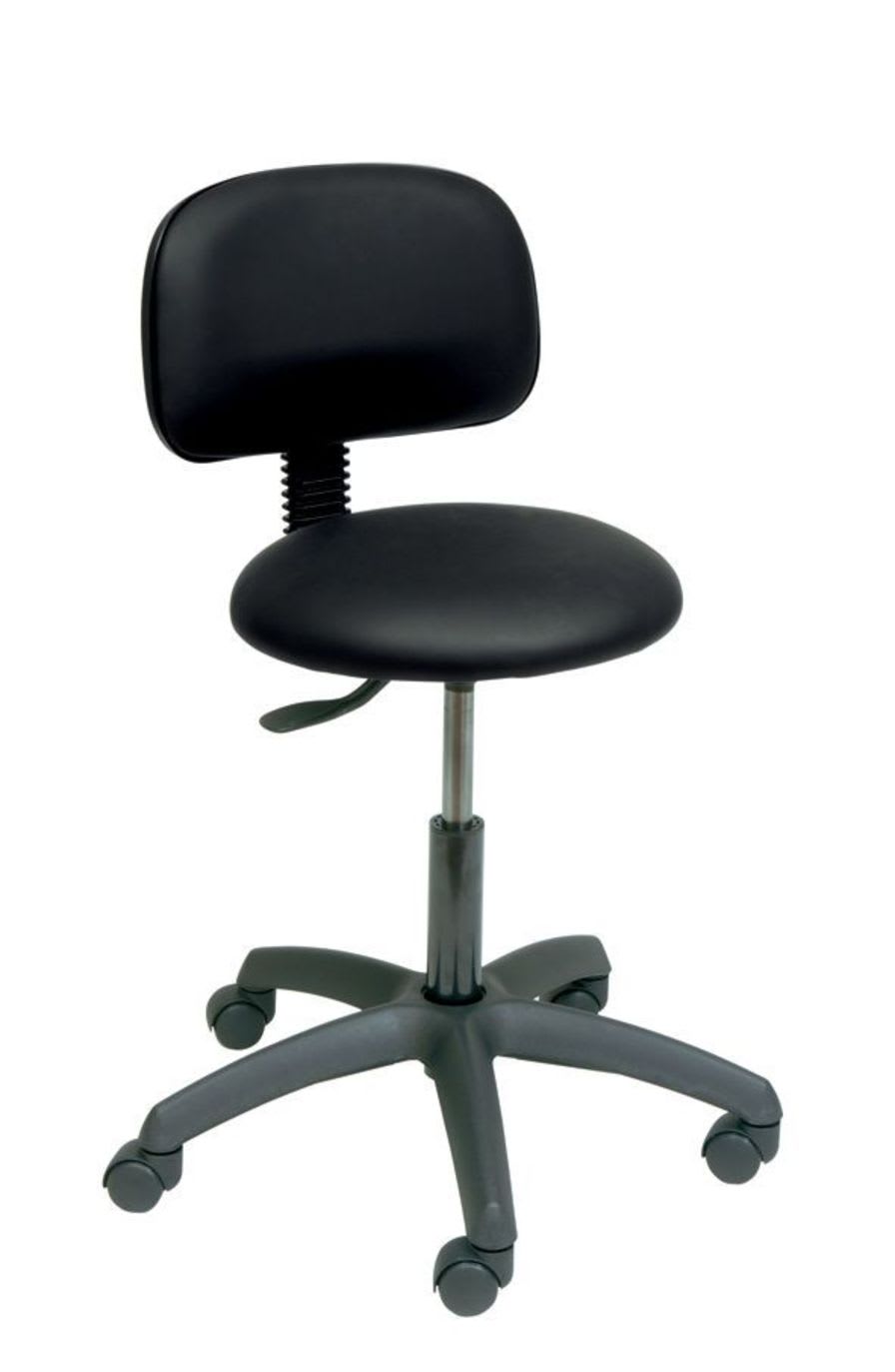 Medical stool / on casters / height-adjustable / with backrest S-2609 Ecopostural