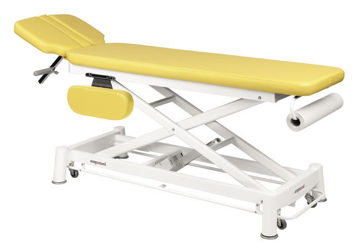 Electrical massage table / height-adjustable / on casters / 2 sections C-7535-M14 Ecopostural