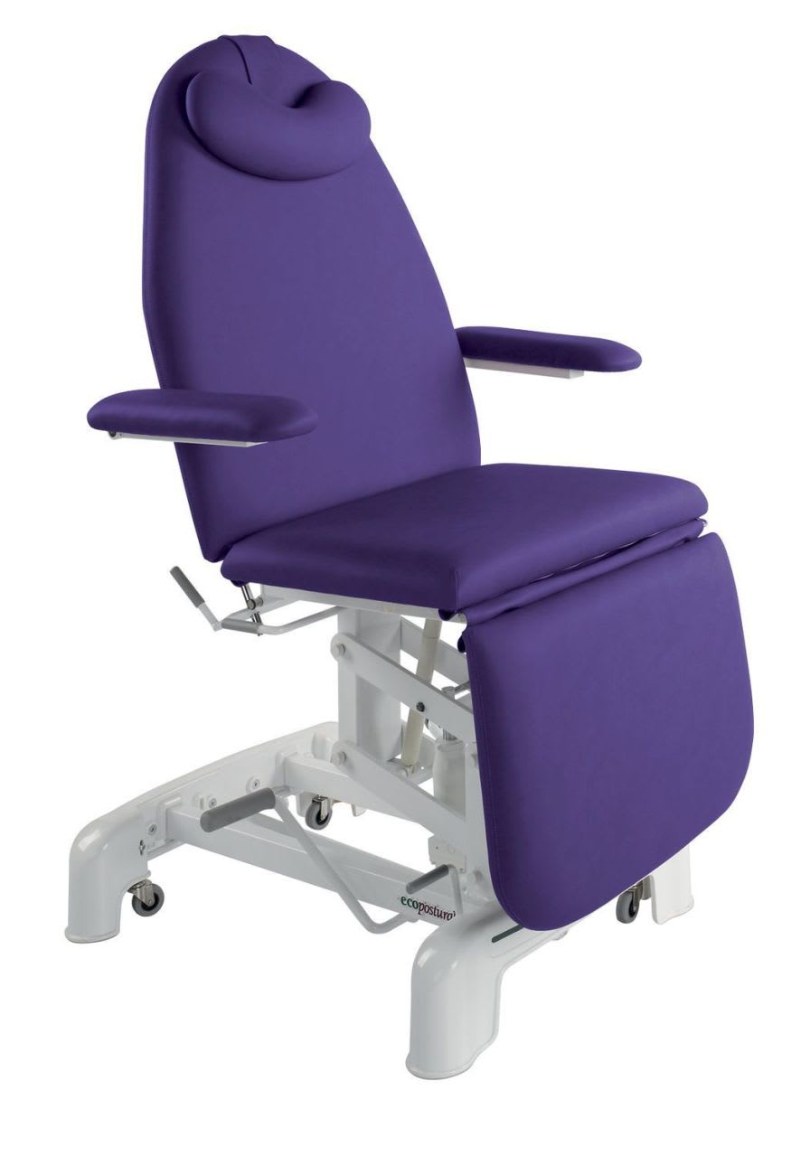 Medical examination chair / hydraulic / height-adjustable / 3-section C-3771-M41 Ecopostural
