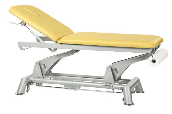 Electrical examination table / height-adjustable / on casters / 2-section C-5052-M44 Ecopostural