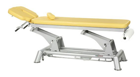 Electrical examination table / on casters / height-adjustable / 2-section C-5046-M14 Ecopostural