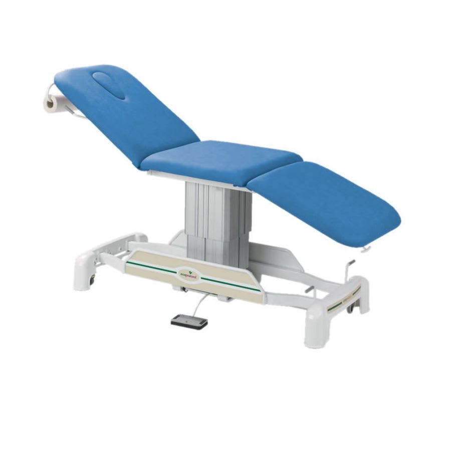 Electrical examination table / height-adjustable / 3-section C-6037-M46 Ecopostural