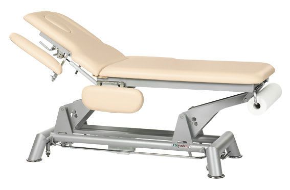 Electrical massage table / height-adjustable / on casters / 2 sections C-5084-M44 Ecopostural