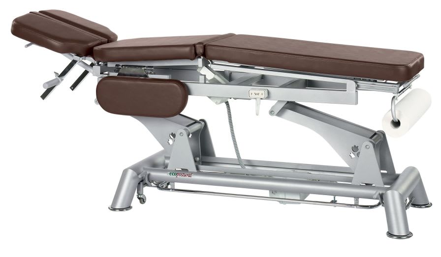 Electrical examination table / height-adjustable / on casters / 3-section C-5090-M16 Ecopostural