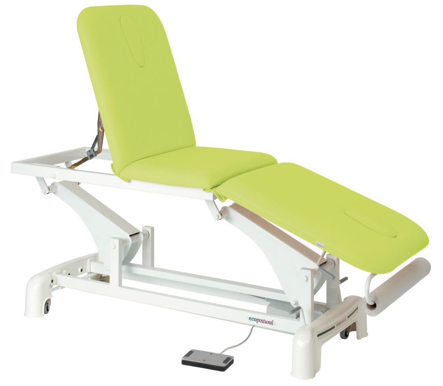Electrical massage table / height-adjustable / on casters / 3 sections C-3527-M46 Ecopostural