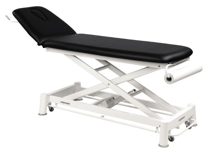 Electrical massage table / height-adjustable / on casters / 2 sections C-7533-M48 Ecopostural
