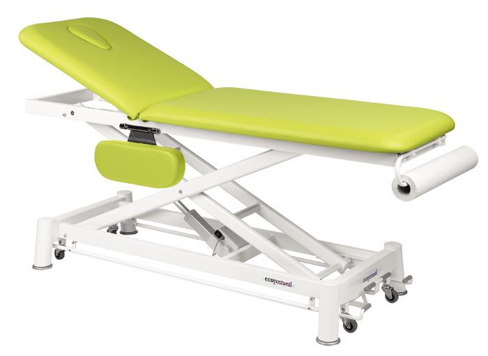 Electrical examination table / height-adjustable / on casters / 2-section C-7551-M44 Ecopostural